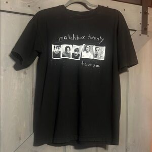 Champs Black Matchbox Twenty Tour 2001 Men's T-Shirt